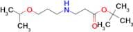 Tert-butyl 3-{[3-(propan-2-yloxy)propyl]amino}propanoate
