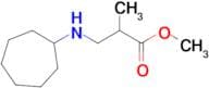 Methyl 3-(cycloheptylamino)-2-methylpropanoate