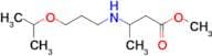 Methyl 3-{[3-(propan-2-yloxy)propyl]amino}butanoate