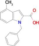1-benzyl-4-methyl-1H-indole-2-carboxylic acid