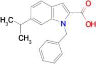1-benzyl-6-(propan-2-yl)-1H-indole-2-carboxylic acid