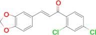 (2E)-3-(2H-1,3-benzodioxol-5-yl)-1-(2,4-dichlorophenyl)prop-2-en-1-one