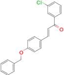 (2E)-3-[4-(benzyloxy)phenyl]-1-(3-chlorophenyl)prop-2-en-1-one
