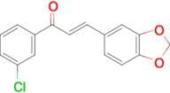 (2E)-3-(2H-1,3-benzodioxol-5-yl)-1-(3-chlorophenyl)prop-2-en-1-one