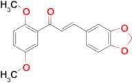 (2E)-3-(2H-1,3-benzodioxol-5-yl)-1-(2,5-dimethoxyphenyl)prop-2-en-1-one