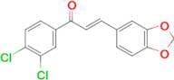 (2E)-3-(2H-1,3-benzodioxol-5-yl)-1-(3,4-dichlorophenyl)prop-2-en-1-one