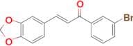 (2E)-3-(2H-1,3-benzodioxol-5-yl)-1-(3-bromophenyl)prop-2-en-1-one