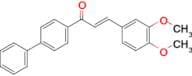 (2E)-1-{[1,1'-biphenyl]-4-yl}-3-(3,4-dimethoxyphenyl)prop-2-en-1-one