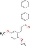 (2E)-1-{[1,1'-biphenyl]-4-yl}-3-(2,5-dimethoxyphenyl)prop-2-en-1-one