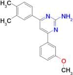 4-(3,4-dimethylphenyl)-6-(3-methoxyphenyl)pyrimidin-2-amine