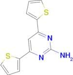 4,6-bis(thiophen-2-yl)pyrimidin-2-amine