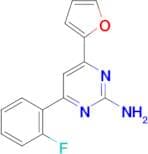 4-(2-fluorophenyl)-6-(furan-2-yl)pyrimidin-2-amine