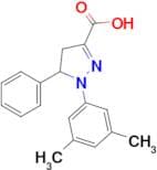1-(3,5-dimethylphenyl)-5-phenyl-4,5-dihydro-1H-pyrazole-3-carboxylic acid