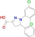 1-(2,5-dichlorophenyl)-5-phenyl-4,5-dihydro-1H-pyrazole-3-carboxylic acid