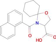 4-(naphthalene-1-carbonyl)-1-oxa-4-azaspiro[4.5]decane-3-carboxylic acid