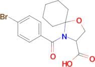 4-(4-bromobenzoyl)-1-oxa-4-azaspiro[4.5]decane-3-carboxylic acid