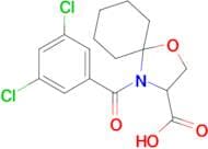 4-(3,5-dichlorobenzoyl)-1-oxa-4-azaspiro[4.5]decane-3-carboxylic acid
