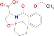 4-(2-ethoxybenzoyl)-1-oxa-4-azaspiro[4.5]decane-3-carboxylic acid