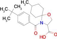 4-(4-tert-butylbenzoyl)-8-methyl-1-oxa-4-azaspiro[4.5]decane-3-carboxylic acid