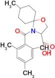 8-methyl-4-(2,4,6-trimethylbenzoyl)-1-oxa-4-azaspiro[4.5]decane-3-carboxylic acid