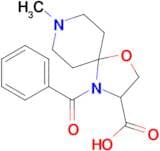 4-benzoyl-8-methyl-1-oxa-4,8-diazaspiro[4.5]decane-3-carboxylic acid