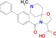 4-{[1,1'-biphenyl]-4-carbonyl}-8-methyl-1-oxa-4,8-diazaspiro[4.5]decane-3-carboxylic acid