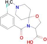 4-(3-fluorobenzoyl)-8-methyl-1-oxa-4,8-diazaspiro[4.5]decane-3-carboxylic acid