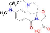 4-[4-(dimethylamino)benzoyl]-8-ethyl-1-oxa-4,8-diazaspiro[4.5]decane-3-carboxylic acid