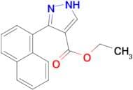 Ethyl 5-(naphthalen-1-yl)-1H-pyrazole-4-carboxylate