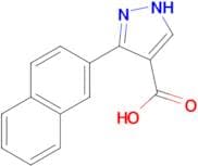 5-(naphthalen-2-yl)-1H-pyrazole-4-carboxylic acid