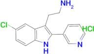 2-[5-chloro-2-(pyridin-3-yl)-1H-indol-3-yl]ethan-1-amine hydrochloride