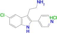 2-[5-chloro-2-(pyridin-4-yl)-1H-indol-3-yl]ethan-1-amine hydrochloride