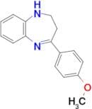 4-(4-methoxyphenyl)-2,3-dihydro-1H-1,5-benzodiazepine