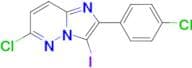 6-chloro-2-(4-chlorophenyl)-3-iodoimidazo[1,2-b]pyridazine
