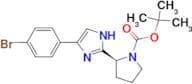 (S)-TERT-BUTYL 2-(5-(4-BROMOPHENYL)-1H-IMIDAZOL-2-YL)PYRROLIDINE-1-CARBOXYLATE