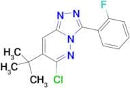 7-(TERT-BUTYL)-6-CHLORO-3-(2-FLUOROPHENYL)-[1,2,4]TRIAZOLO[4,3-B]PYRIDAZINE