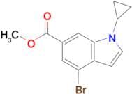 METHYL 4-BROMO-1-CYCLOPROPYL-1H-INDOLE-6-CARBOXYLATE