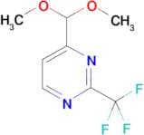 4-(DIMETHOXYMETHYL)-2-(TRIFLUOROMETHYL)PYRIMIDINE