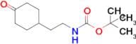 TERT-BUTYL 2-(4-OXOCYCLOHEXYL) ETHYLCARBAMATE