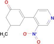 5-METHYL-3-(3-NITROPYRIDIN-4-YL)CYCLOHEX-2-ENONE