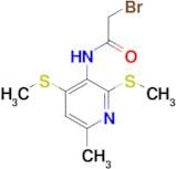 2-BROMO-N-(6-METHYL-2,4-BIS(METHYLTHIO)PYRIDIN-3-YL)ACETAMIDE