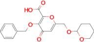 3-(BENZYLOXY)-4-OXO-6-(((TETRAHYDRO-2H-PYRAN-2-YL)OXY)METHYL)-4H-PYRAN-2-CARBOXYLIC ACID