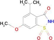 4-ISOPROPYL-6-METHOXYSACCHARIN