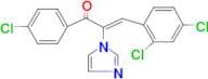 (Z)-1-(4-CHLOROPHENYL)-3-(2,4-DICHLOROPHENYL)-2-(1H-IMIDAZOL-1-YL)PROP-2-EN-1-ONE