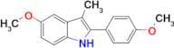2-(4-METHOXYPHENYL)-3-METHYL-5-METHOXYINDOLE