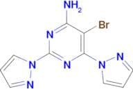 5-Bromo-2,6-di(1H-pyrazol-1-yl)pyrimidin-4-amine
