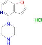 4-(Piperazin-1-yl)furo[3,2-c]pyridine hydrochloride