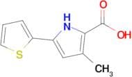 3-Methyl-5-(thiophen-2-yl)-1H-pyrrole-2-carboxylic acid