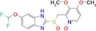 2-(((6-(Difluoromethoxy)-1H-benzo[d]imidazol-2-yl)sulfinyl)methyl)-3,4-dimethoxypyridine 1-oxide
