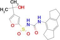 N-((1,2,3,5,6,7-hexahydro-s-indacen-4-yl)carbamoyl)-4-(2-hydroxypropan-2-yl)furan-2-sulfonamide
